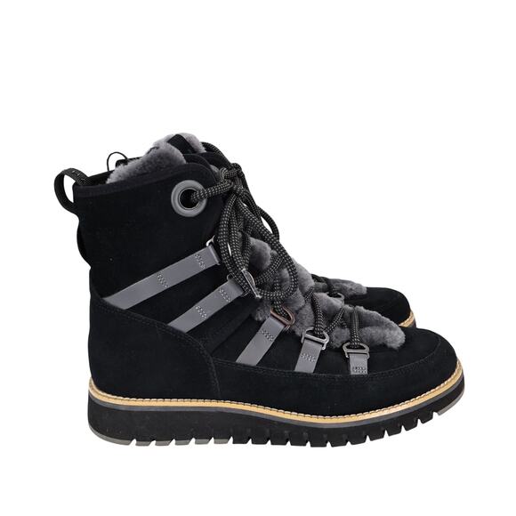 Cole Haan Zerogrand ZG Luxe WR Hiker Boot Black Size US 7.5 - Picture 3 of 9